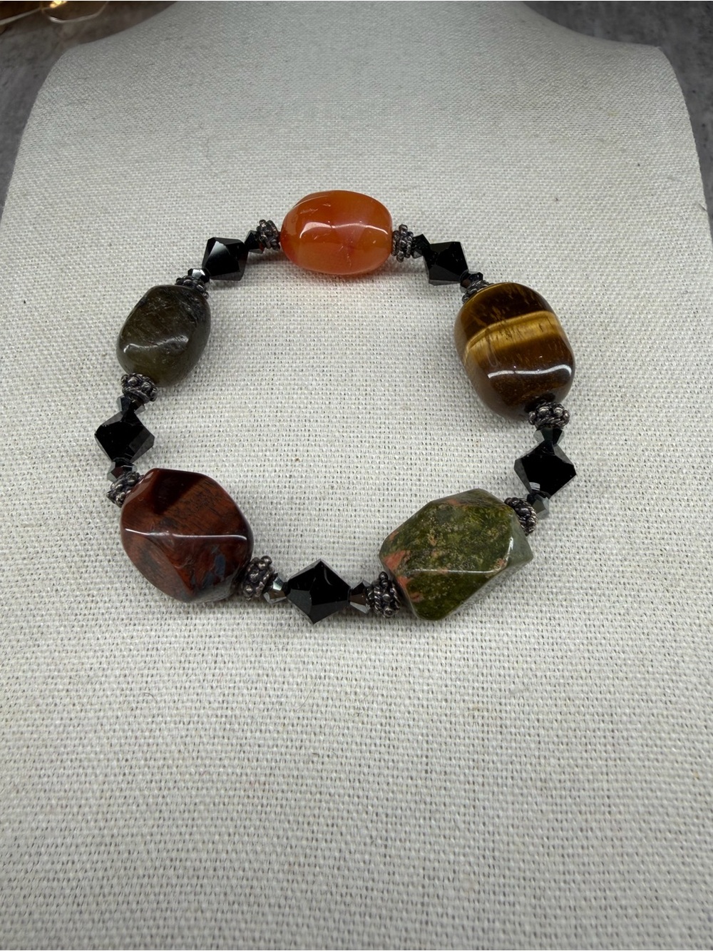 Stone Crystal Stretch Bracelet